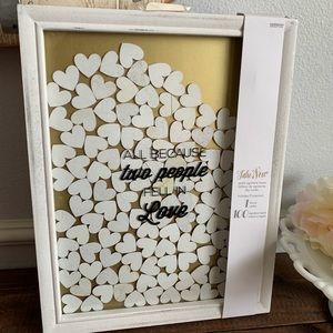 Take A Vow Guest Book Frame - 100 hearts